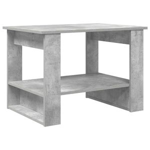 vidaXL Tavolino da salotto Grigio cemento 72 x 50 x 50 cm