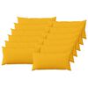 vidaXL Cuscino con cuscino HEERLEN 12 pz Giallo Chiaro Tessuto