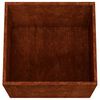 vidaXL Fioriere 2 pz 42x40x39 cm Acciaio Corten