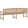 vidaXL Panca da Giardino 228x59,5x90 cm in Legno Massello di Teak