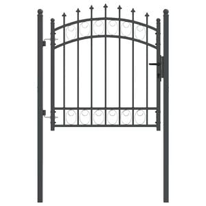 vidaXL Cancello della recinzione con punte EMMEN 104 x 97 cm