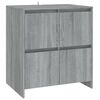 vidaXL Credenza Grigio Sonoma 70x41x75 cm in Truciolato