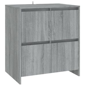 vidaXL Credenza Grigio Sonoma 70x41x75 cm in Truciolato