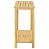 vidaXL Tavolo Consolle da Giardino 80x35x75cm Legno Massello di Acacia