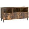 vidaXL Mobile TV Rovere Fumo 102 x 34,5 x 50 cm Legno ingegnerizzato
