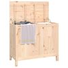 vidaXL Contenitore per Bucato 88,5x44x76 cm Legno Massello Pino