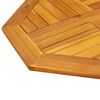 vidaXL Piano per Tavolo 60x60x2 cm Ottagonale Legno Massello di Acacia