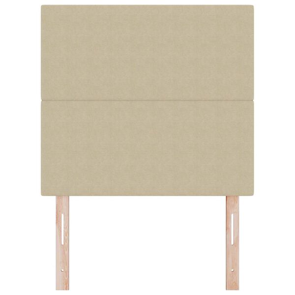 vidaXL Testiera Grigio Verde Chiaro 100 cm Pelle Sintetica