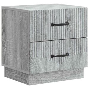 vidaXL Armadio da Notte con cassetto Grigio Sonoma 43 x 34,5 x 44,5 cm