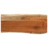vidaXL Piano Tavolo 100x40x3,8 cm Rettangolare Legno Acacia Bordi Vivi