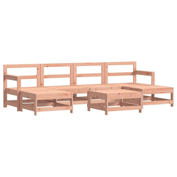 vidaXL Set Salotto da Giardino 7 pz in Legno Massello di Douglas