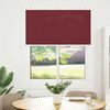 vidaXL Tenda Plissettata Rosso Bordeaux 105x100 cm Larghezza Tessuto