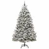 vidaXL Albero di Natale artificiale con 300 LED Verde e Bianco 300 cm