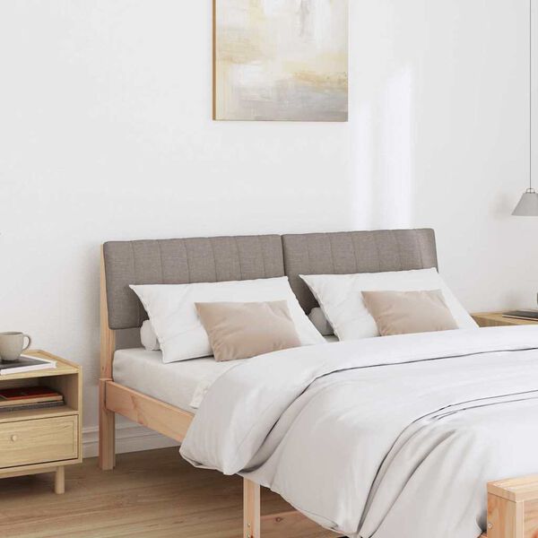 vidaXL Testiera imbottita Talpa 140 cm Pino massello