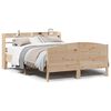 vidaXL Letto senza Materasso 135x190 cm in Legno Massello di Pino