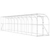 vidaXL Gabbia per Polli Contro il Muro Argento 600 x 150 x 215 cm