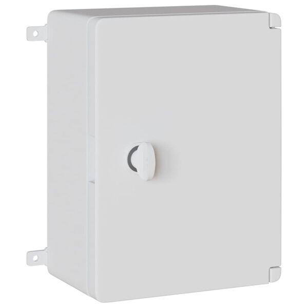 vidaXL Armadietto di Controllo Grigio 21 x 13 x 28 cm Plastica ABS