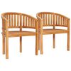 vidaXL Set Salotto da Giardino 5 pz Design Curvo in Massello di Teak