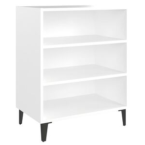 vidaXL Credenza Bianca 57x35x70 cm in Legno Multistrato