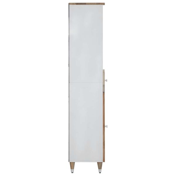 vidaXL Mobile da Bagno 38x33,5x160 cm in Legno Massello di Mango