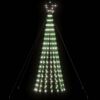 vidaXL Albero di Natale a LED 275 LED Bianco Freddo 180 cm