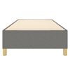 vidaXL Struttura Letto a Rete a Molle Grigio Scuro 100x200 cm Tessuto