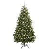 vidaXL Albero di Natale artificiale Verde 240 cm PVC e Metallo