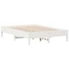 vidaXL Letto senza Materasso Bianco 140x190 cm Legno Massello di Pino