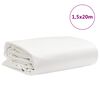 vidaXL Telone Bianco 1,5x20 m 650 g/m&sup2;