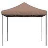 vidaXL Tenda da Festa Pieghevole Pop-Up Marrone 292x292x315 cm