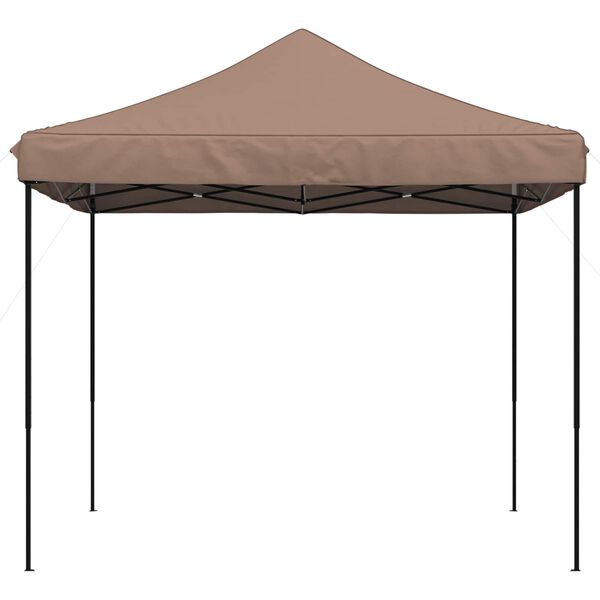 vidaXL Tenda da Festa Pieghevole Pop-Up Marrone 292x292x315 cm