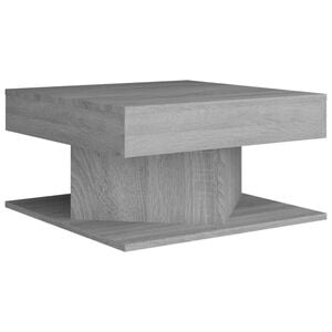 vidaXL Tavolino da Salotto Grigio Sonoma 57x57x30 cm Legno Multistrato