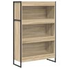 vidaXL Armadio per Libri 80 x 30 x 121 cm Legno ingegnerizzato Sonoma