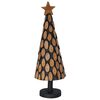 vidaXL Albero di Natale Marrone 90 cm Legno massello di teak