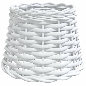 vidaXL Paralume da Soffitto Bianco &Oslash;20x15 cm in Vimini