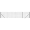 vidaXL Recinzione Metallica con Flangia Antracite 1,4x10 m