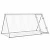 vidaXL Conigliera Argento 200x105x91 cm in Acciaio Zincato