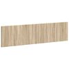 vidaXL Testiera da Muro BREDA Rovere Sonoma Legno ingegnerizzato