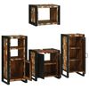 vidaXL Set di mobili per il bagno 4 pcs Legno massello riciclato