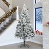 vidaXL Albero di Natale con 300 LED con supporto Verde 300 cm PVC