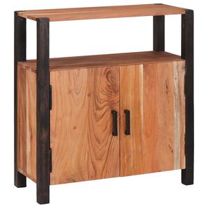 vidaXL Credenza Marrone 70 x 30 x 75 cm Legno di Acacia Massello