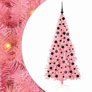 vidaXL Albero di Natale Rosa 180 cm PVC