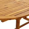 vidaXL Set Pranzo da Giardino 5pz Legno Massello di Acacia e Textilene