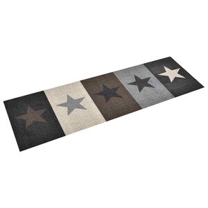 vidaXL Tappetino da Cucina Lavabile Stelle 45x150 cm