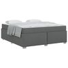 vidaXL Struttura del letto Grigio scuro 180 x 200 cm Tessuto