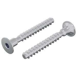 vidaXL Vite 2 pz Zincato 5 x 40 mm Ferro