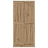 vidaXL Guardaroba con porta Rovere Artigianale 82,5 x 51,5 x 180 cm