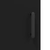 vidaXL Mobile a Parete Nero 69,5x34,90 cm in Legno Multistrato