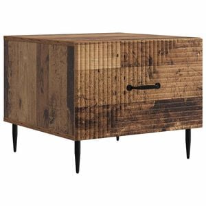 vidaXL Tavolino da salotto con cassetto Legno antico 49 x 50 x 40 cm