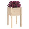 vidaXL Fioriere da Giardino 2 pz 40x40x70 cm in Legno Massello di Pino